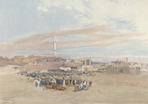 De markt, Tanga, Egypte, 1874